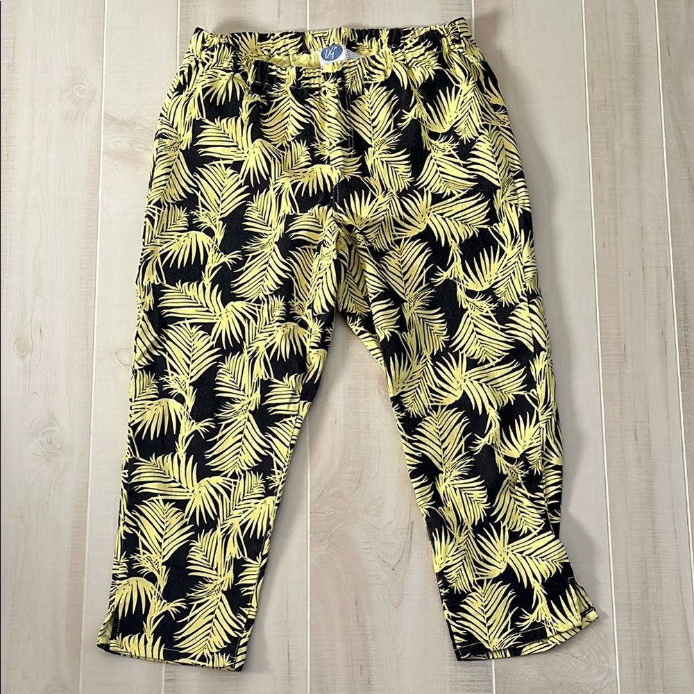 Tropical Leaf Print Kids Bottoms